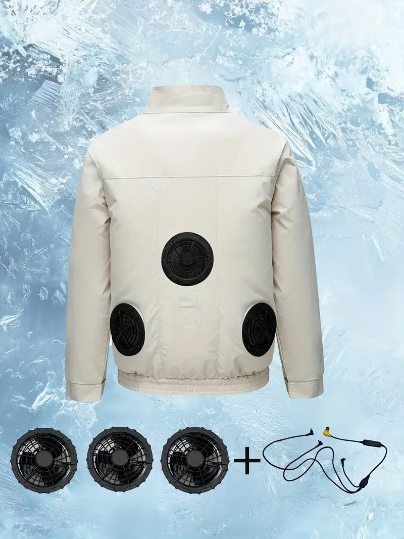 USB 3 × Fan Cooling Jacket for Men & Women