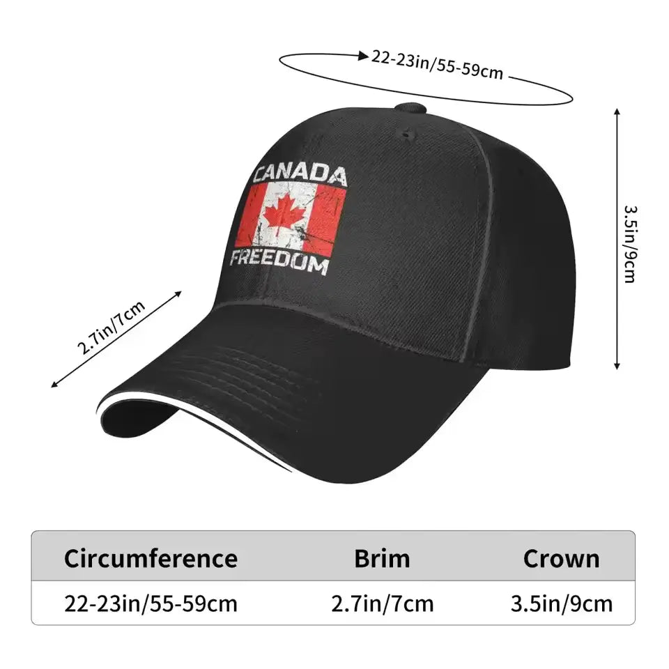 Canada Freedom, Baseball Hat Trucker Cap Cosplay Hats