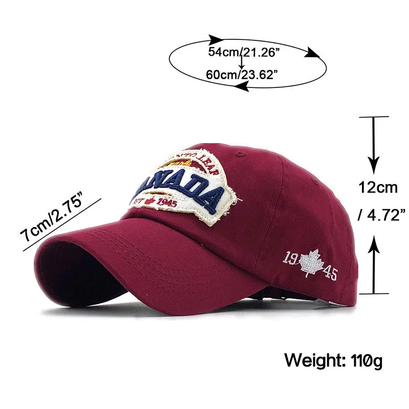 Canada EST 1945 Hot Sell Casual Hat