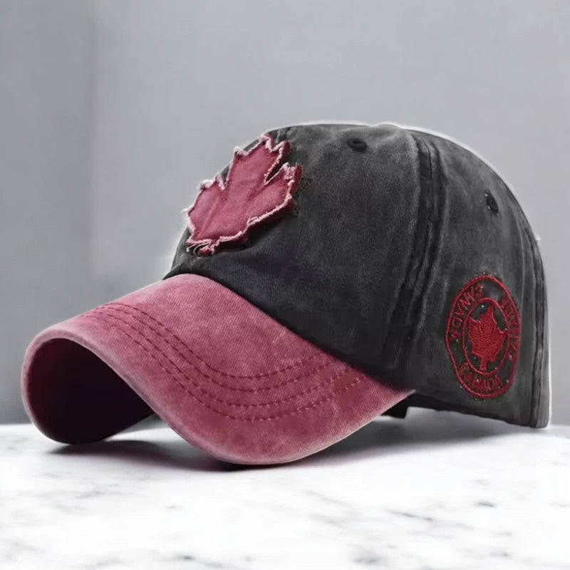 Canada Maple Leaf Embroidery Hat