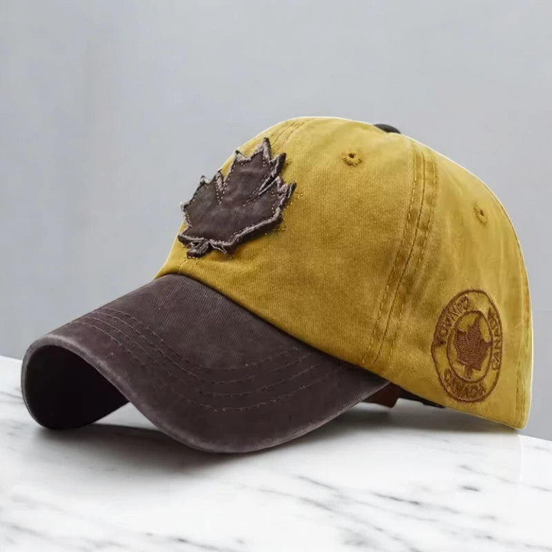 Canada Maple Leaf Embroidery Hat