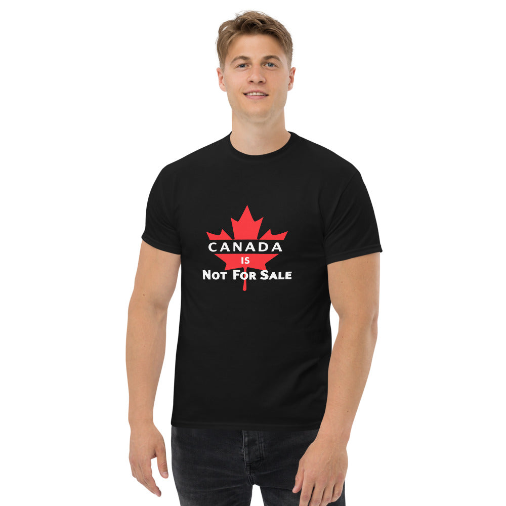 Canada is not for sale Ca Leaf T-Shirt (Made in Canada)
