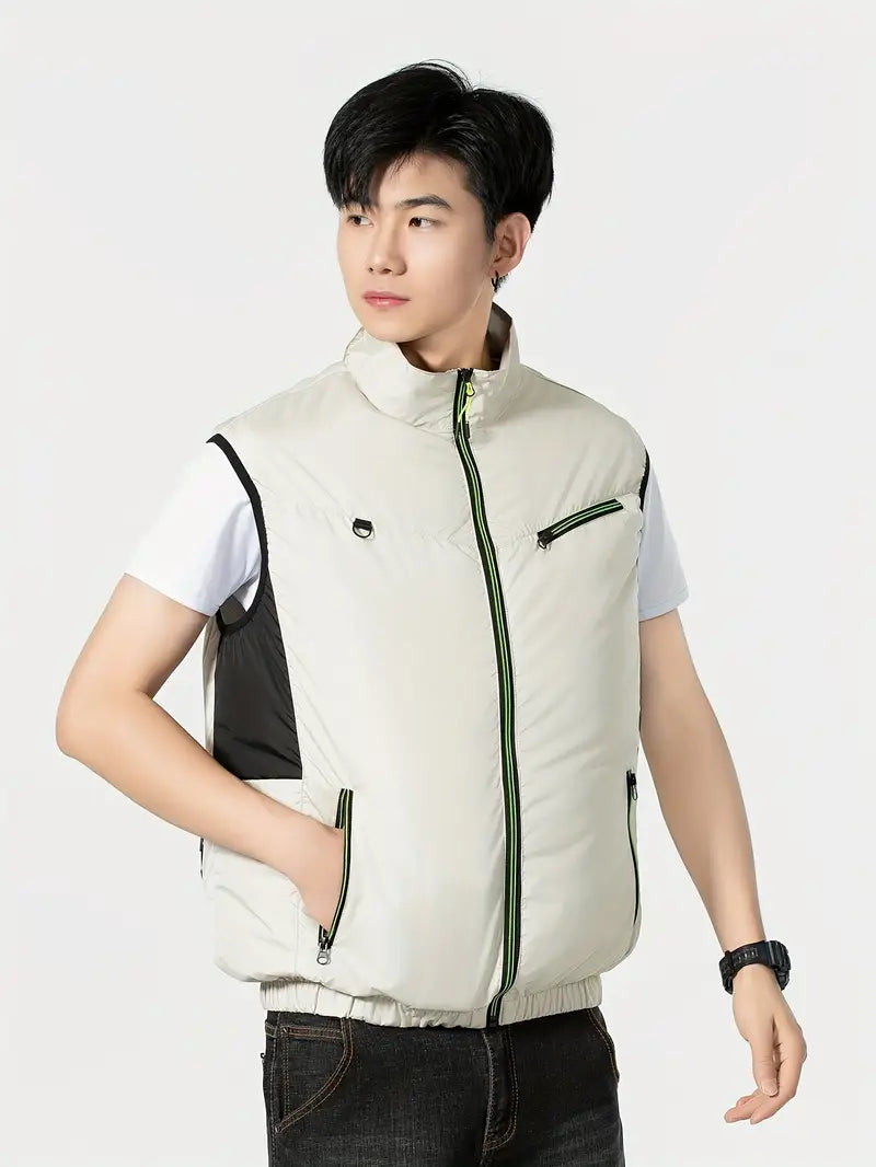Summer Cooling Vest with Fans - 13-Hour Continuous Cooling, deal for Hiking, Fishing Camping, Outdoor Cooling Vest