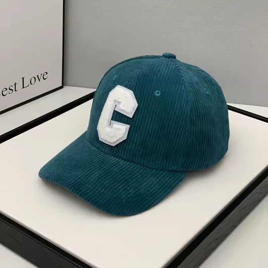 Canada Letter C Fashion Corduroy Cap, Snapback Hat Hip Hop Edition