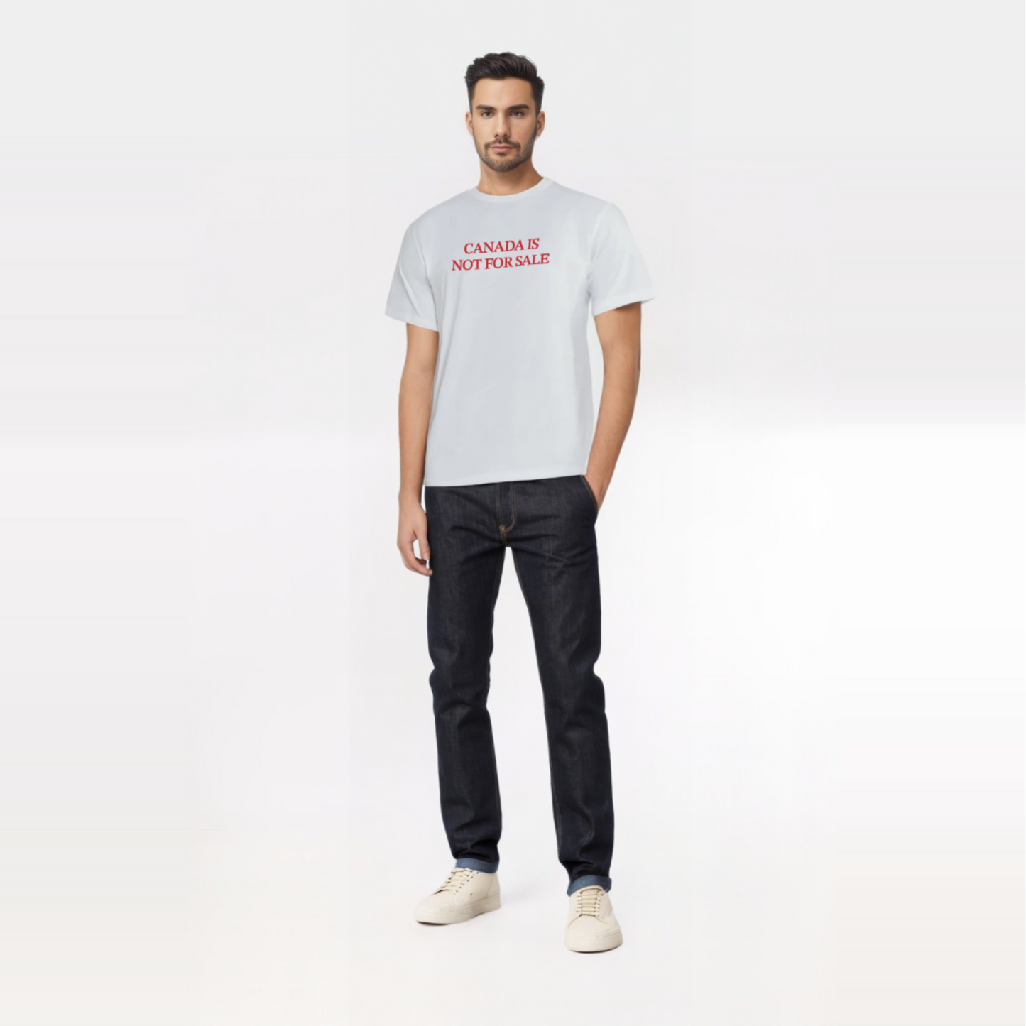 Canada is not for sale T-Shirt (Made in Canada)