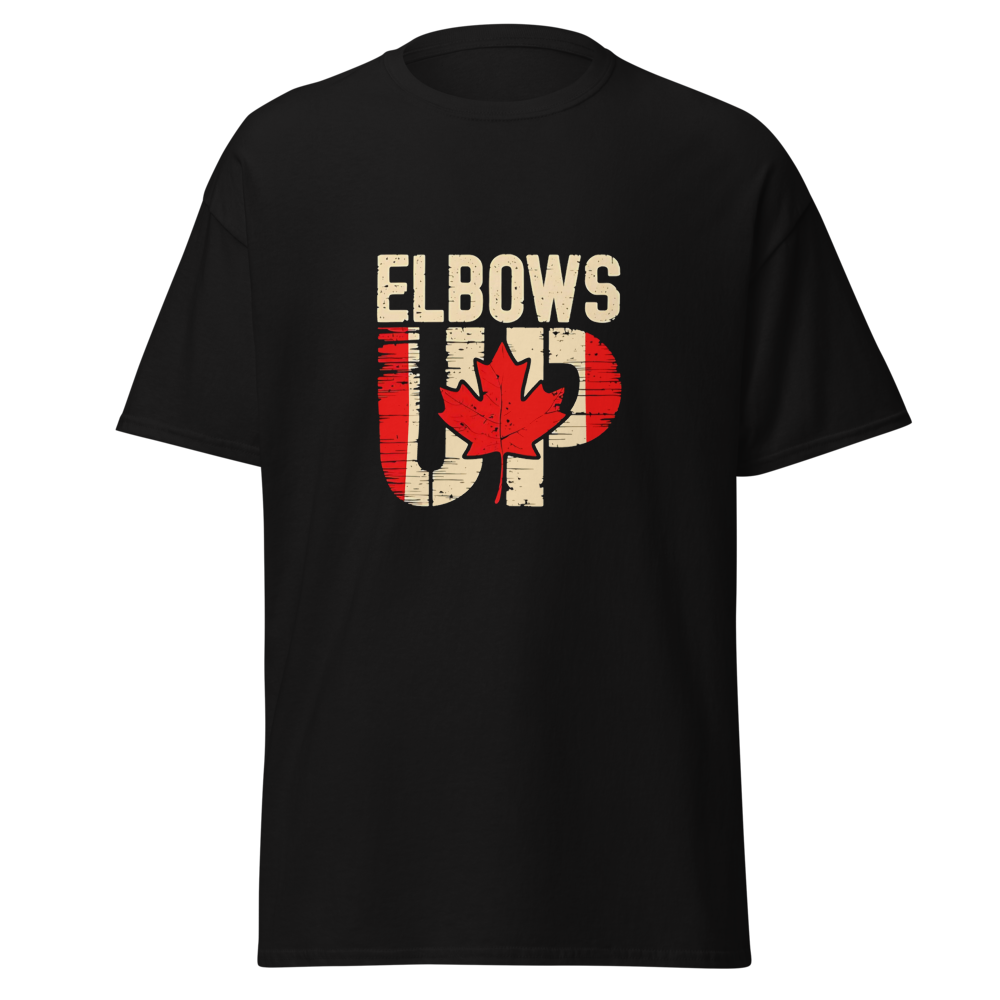 Elbows Up T-Shirt, Made In Canada