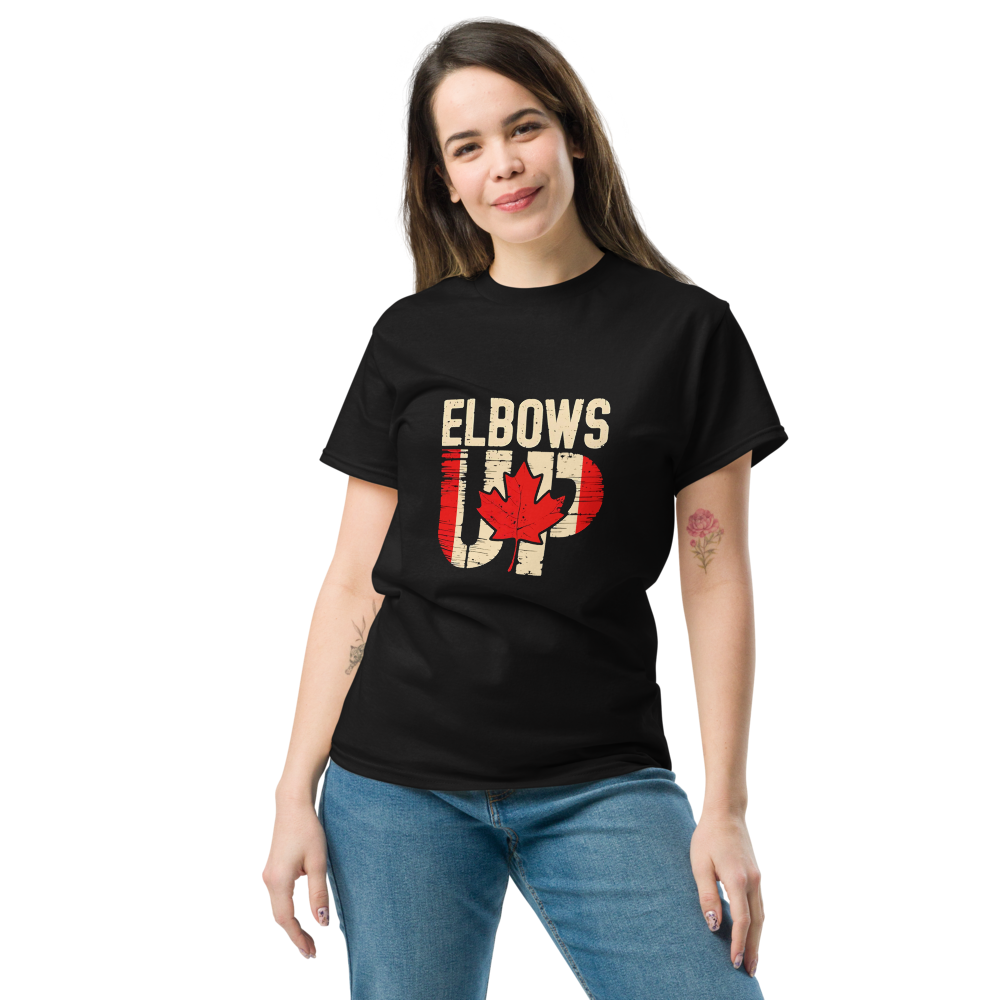 Elbows Up T-Shirt, Made In Canada
