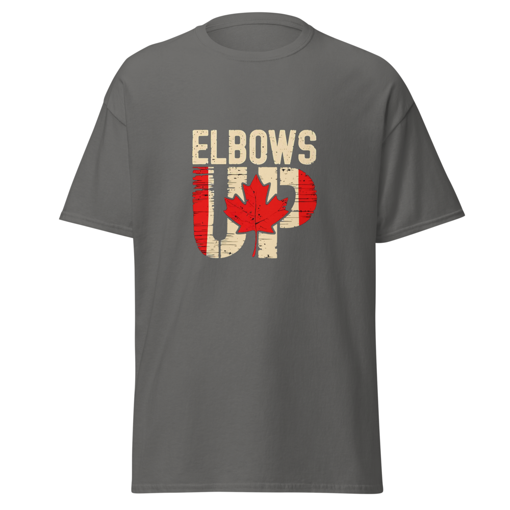 Elbows Up T-Shirt, Made In Canada