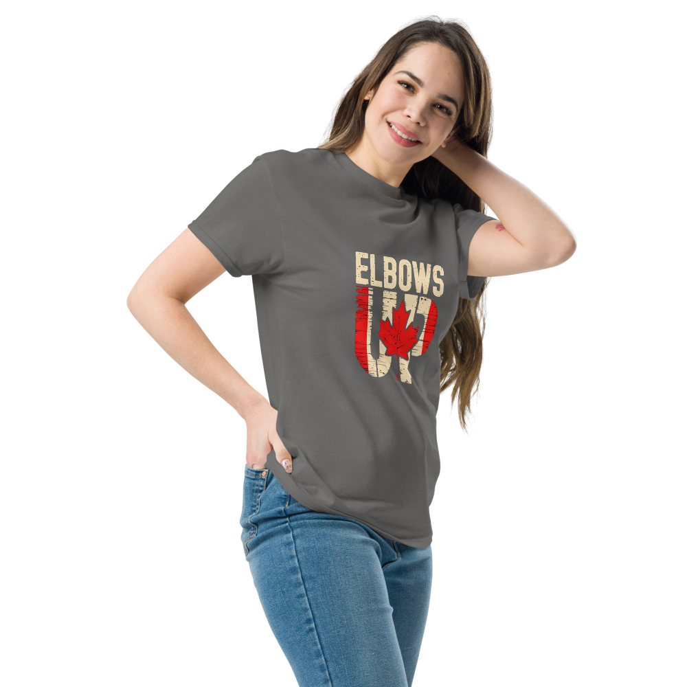 Elbows Up T-Shirt, Made In Canada