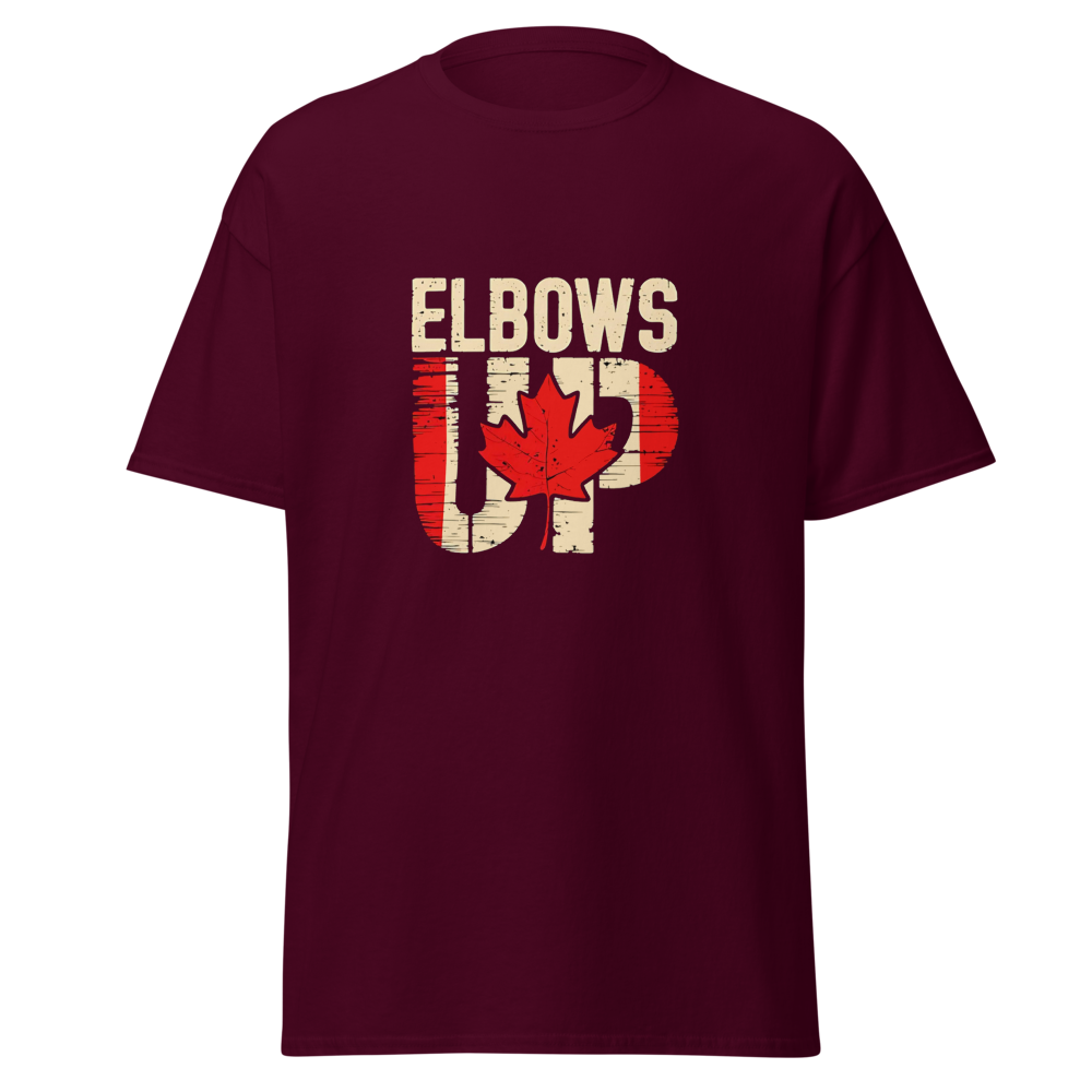 Elbows Up T-Shirt, Made In Canada
