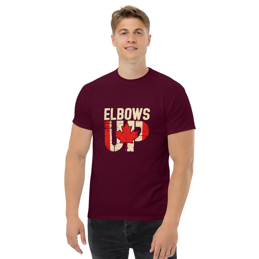 Elbows Up T-Shirt, Made In Canada