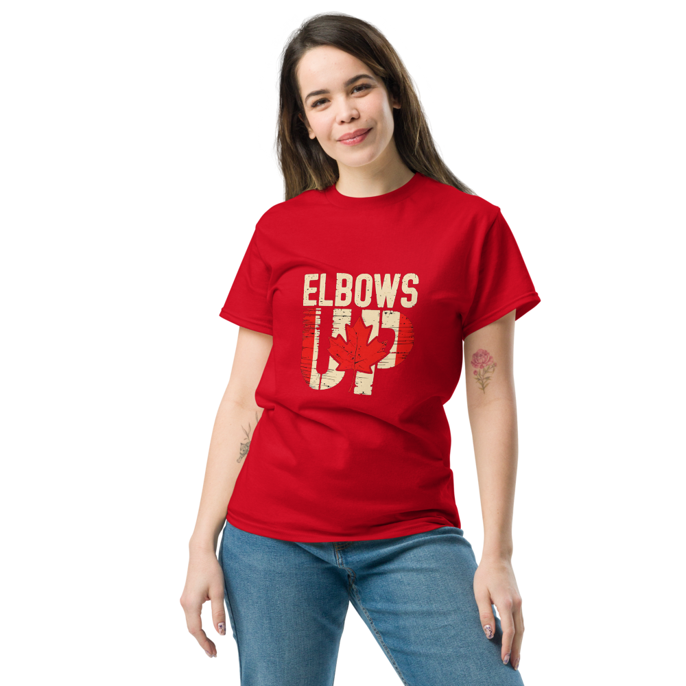 Elbows Up T-Shirt, Made In Canada
