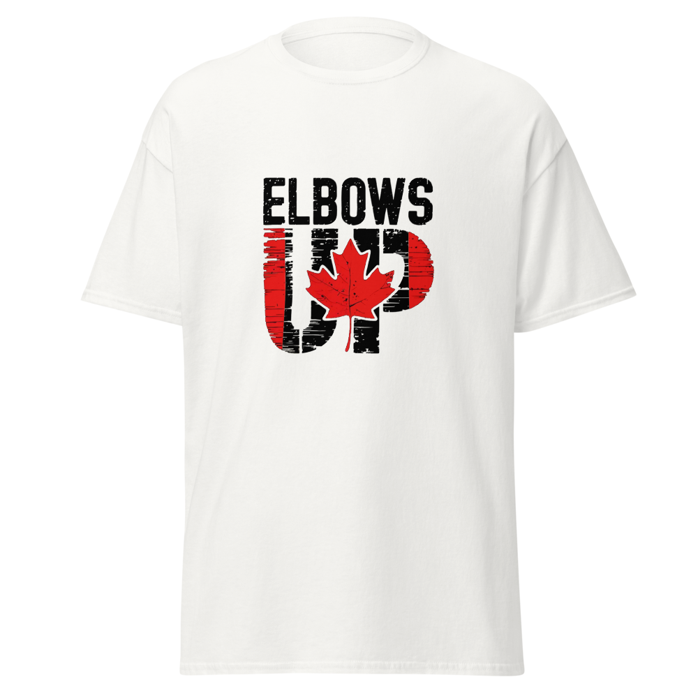 Elbows Up T-Shirt, Made In Canada