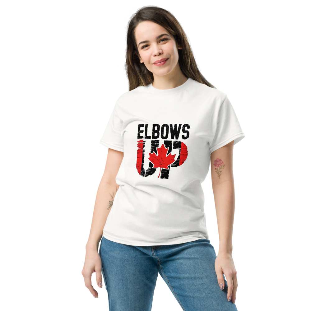 Elbows Up T-Shirt, Made In Canada