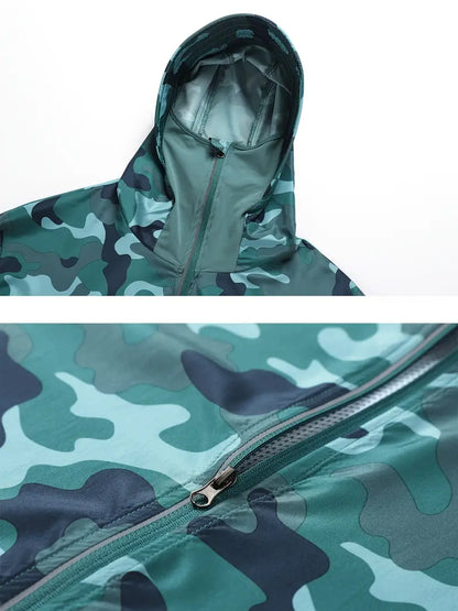 Camouflage USB Cooling Jacket with Fans – Air-Conditioned Jacket for Hot Weather