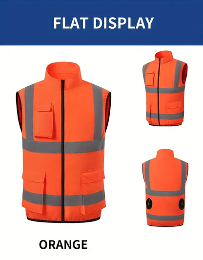 Working Cooling Vest - Sleeveless Breathable Nylon Lightweight for Working Labor, Hiking, Outdoors