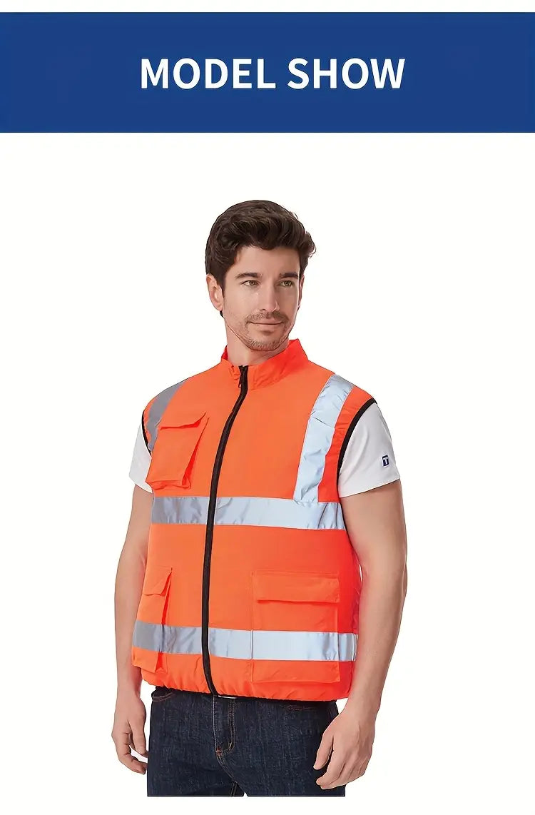 Working Cooling Vest - Sleeveless Breathable Nylon Lightweight for Working Labor, Hiking, Outdoors