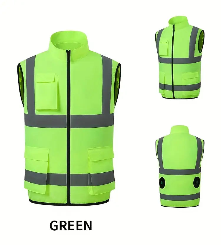 Working Cooling Vest - Sleeveless Breathable Nylon Lightweight for Working Labor, Hiking, Outdoors