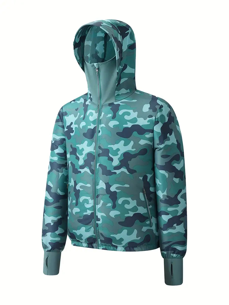Camouflage USB Cooling Jacket with Fans – Air-Conditioned Jacket for Hot Weather