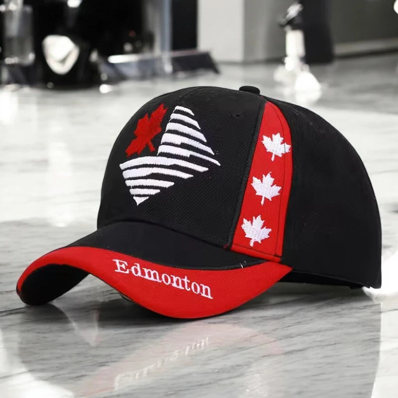 Canada Hat, Embroidered Adjustable Baseball Hat