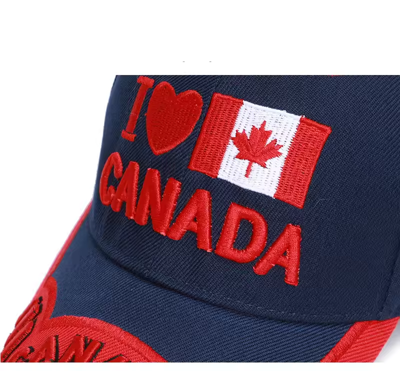 Canada Hat, Embroidered Adjustable Baseball Hat