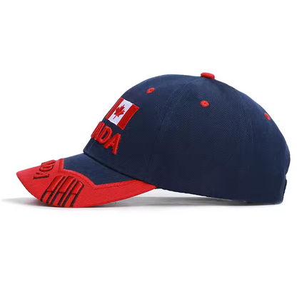 Canada Hat, Embroidered Adjustable Baseball Hat