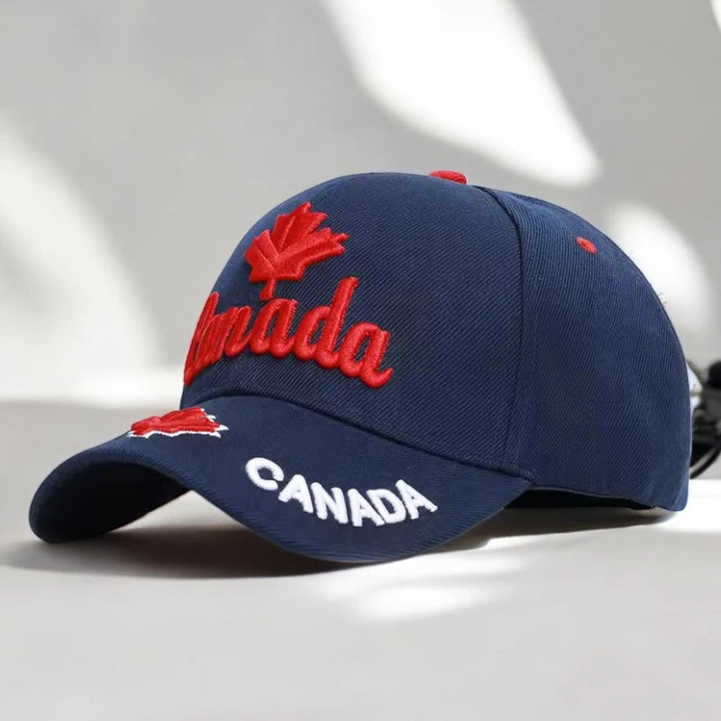 Canada Hat, Embroidered Adjustable Baseball Hat