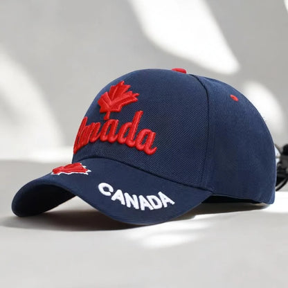 Canada Hat, Embroidered Adjustable Baseball Hat