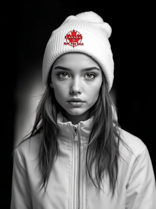 Canada is not for sale, Premium Toque Embriodery