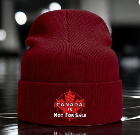Canada Is Not For Sale, Cranberry Winter Hat