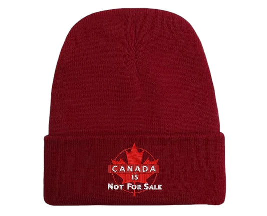 Canada Is Not For Sale, Cranberry Winter Hat